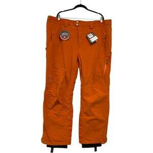 Columbia Mens 2XL Orange Titanium Omni Tech Waterproof Ski Snow Pants NWT